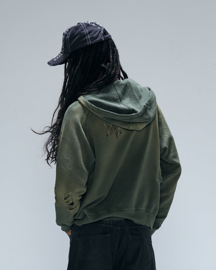 VOID HOODIE - DIRTY GREEN